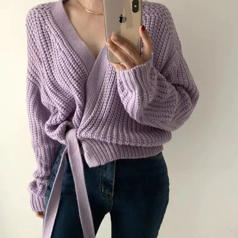 Elegant Loose Knit Cardigan for Women