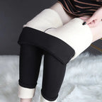 Women’s Thick High-Waisted Leggings | Slim Fit Cropped Pants with Hip-Lifting Design