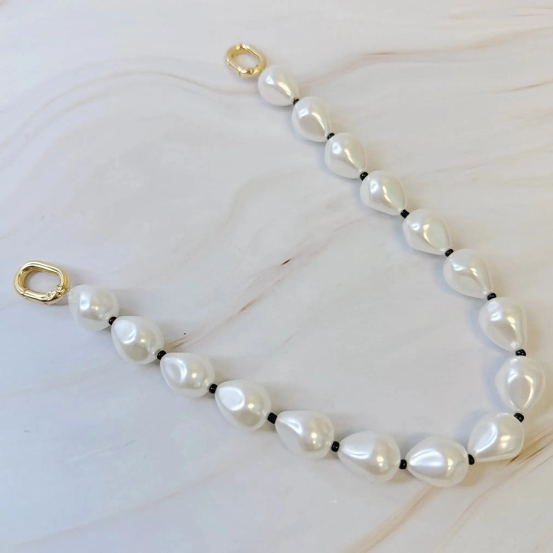 Pearl And Bead Bag Charm Ellisonyoung.com