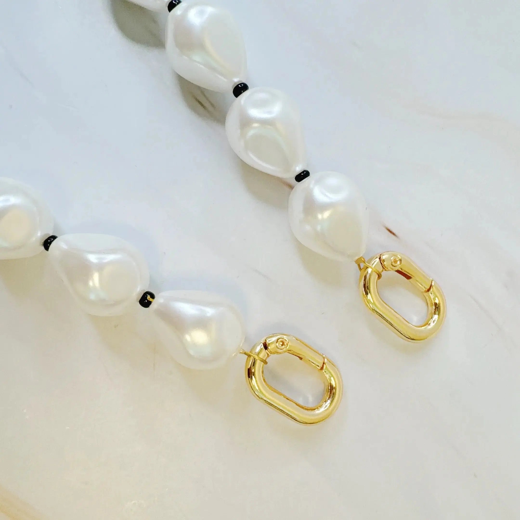 Pearl And Bead Bag Charm Ellisonyoung.com