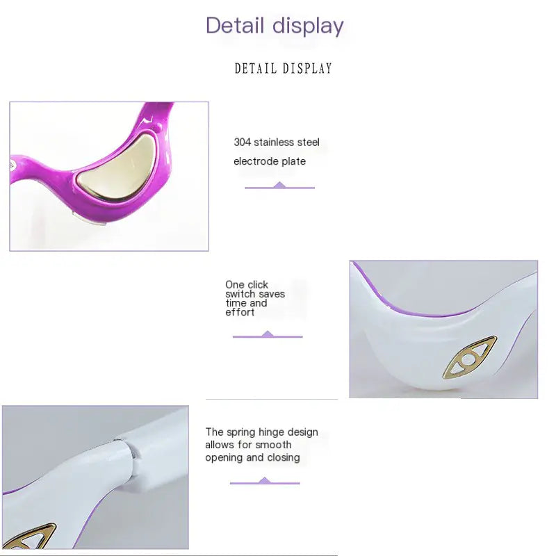 Smart Eye Massager with Microcurrent and Heat Therapy