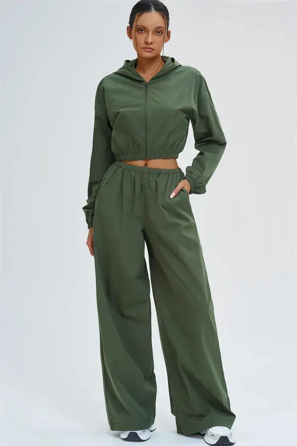 The Svelte UV protection Crop Hoodie Fitglutes Activewear Gymwear Sportswear & Workout Clothes