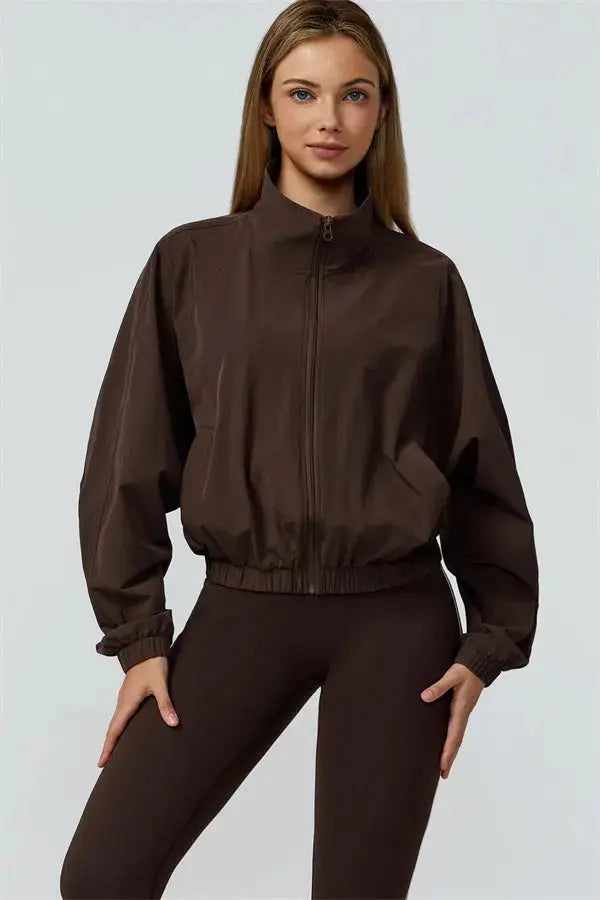 The Venus Zip Jacket Leggings 2-Piece Set Fitglutes Activewear Gymwear Sportswear & Workout Clothes