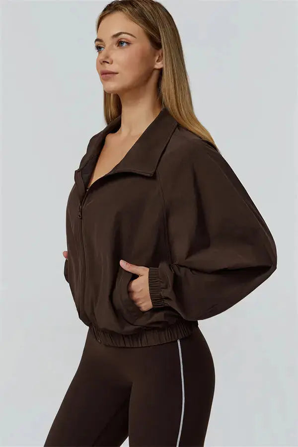 The Venus Zip Jacket Leggings 2-Piece Set Fitglutes Activewear Gymwear Sportswear & Workout Clothes