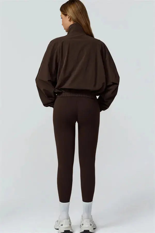 The Venus Zip Jacket Leggings 2-Piece Set Fitglutes Activewear Gymwear Sportswear & Workout Clothes