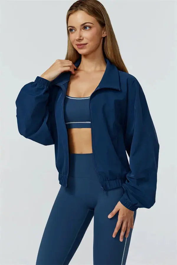 The Venus Zip Jacket Leggings 2-Piece Set Fitglutes Activewear Gymwear Sportswear & Workout Clothes