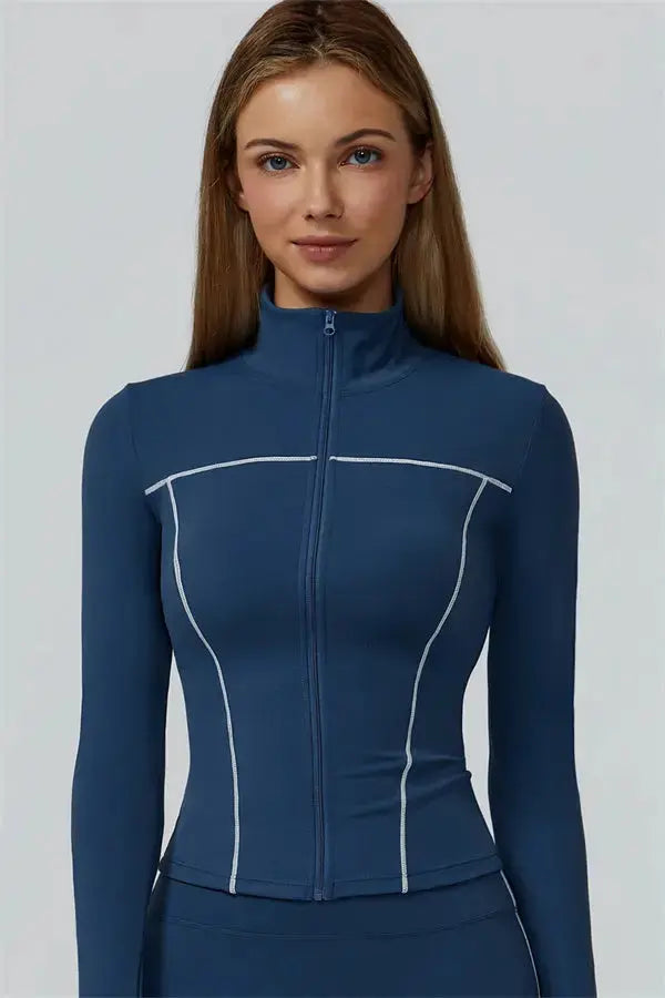 The Venus Zip Top Leggings 2-Piece Set Fitglutes Activewear Gymwear Sportswear & Workout Clothes