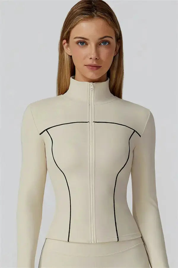 The Venus Zip Top Leggings 2-Piece Set Fitglutes Activewear Gymwear Sportswear & Workout Clothes