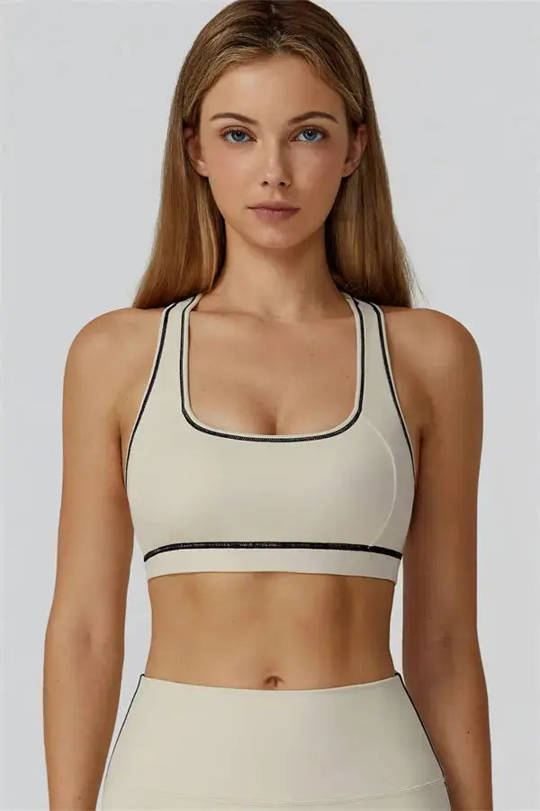 The Venus Zip Top Sports Bra Leggings 3-Piece Set Fitglutes Activewear Gymwear Sportswear & Workout Clothes