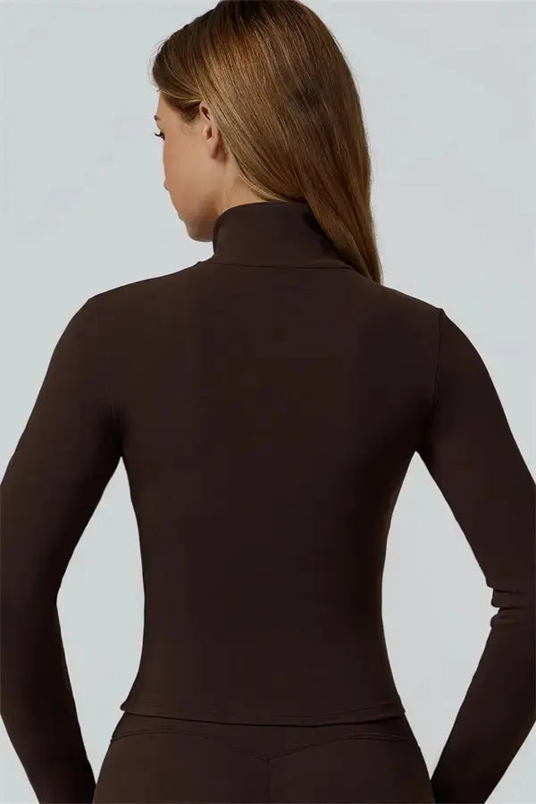 The Venus Zip Top Fitglutes Activewear Gymwear Sportswear & Workout Clothes