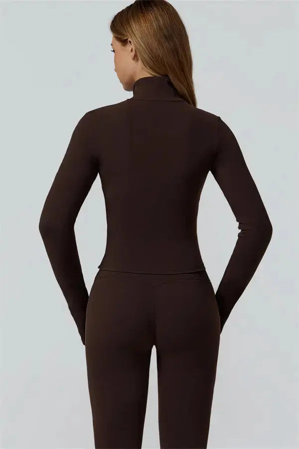 The Venus Zip Top Fitglutes Activewear Gymwear Sportswear & Workout Clothes