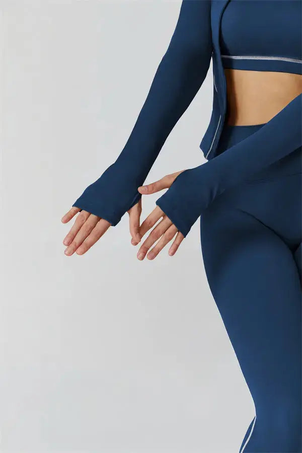 The Venus Zip Top Fitglutes Activewear Gymwear Sportswear & Workout Clothes