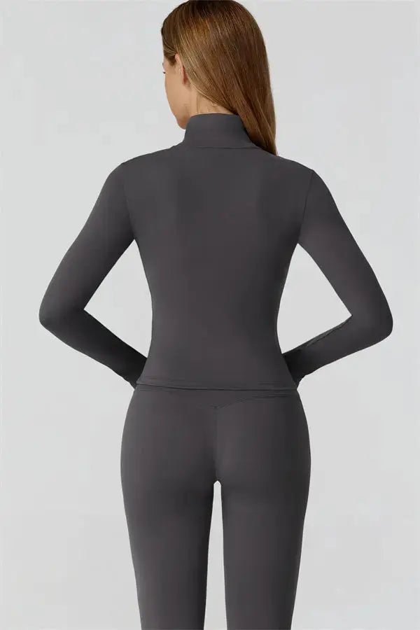 The Venus Zip Top Fitglutes Activewear Gymwear Sportswear & Workout Clothes