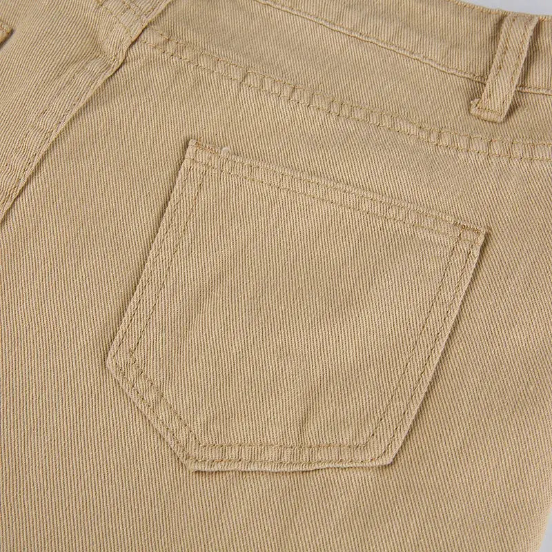 Flairé™ high waist flare jeans for women with retro bell bottom style, showcasing classic fit and denim fabric.