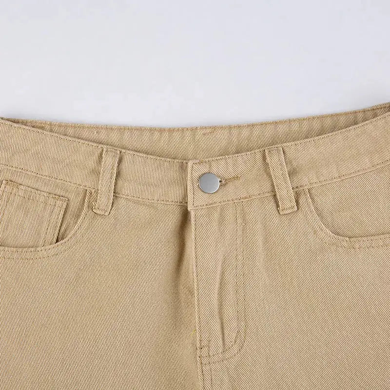 Flairé™ high waist flare jeans for women with retro bell bottom style, showcasing the classic wide-leg design and denim fabric.