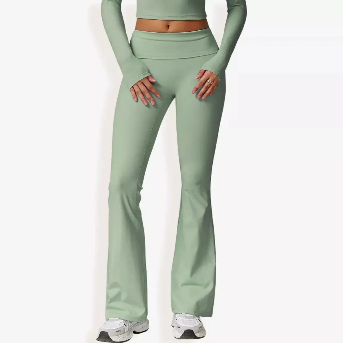 Flairé™ High Waist Flare Leggings – Women’s Flared Yoga Pants for Gym, Workout & Lounge