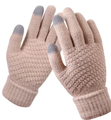 Women's Knitted Touchscreen Winter Gloves (Fashionable)