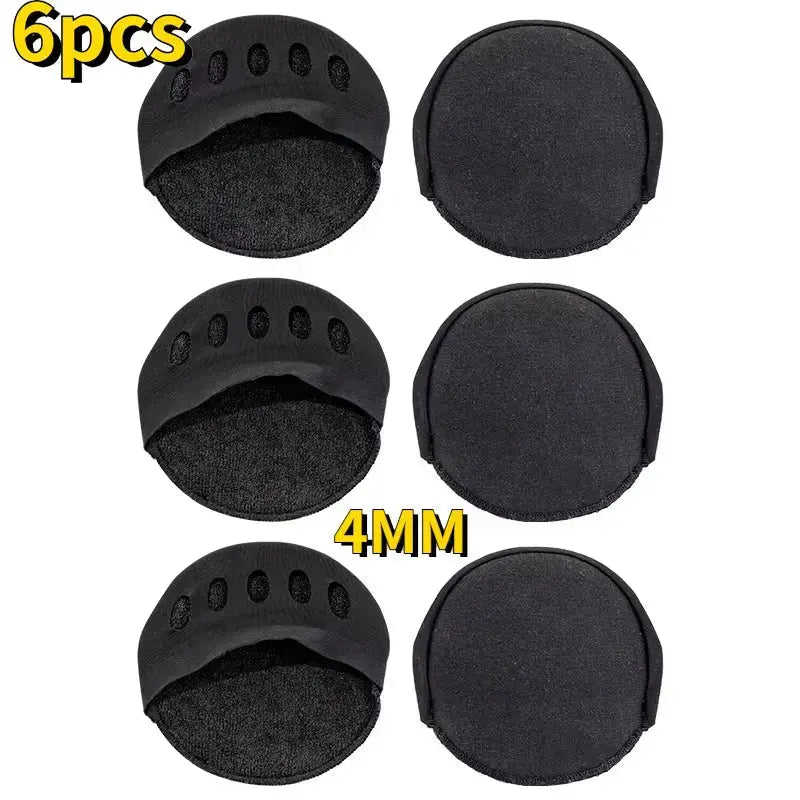 Hypes Inventory forefoot pads for high heels with 5-toe cushion insoles, providing comfort and support for high heel wearers.