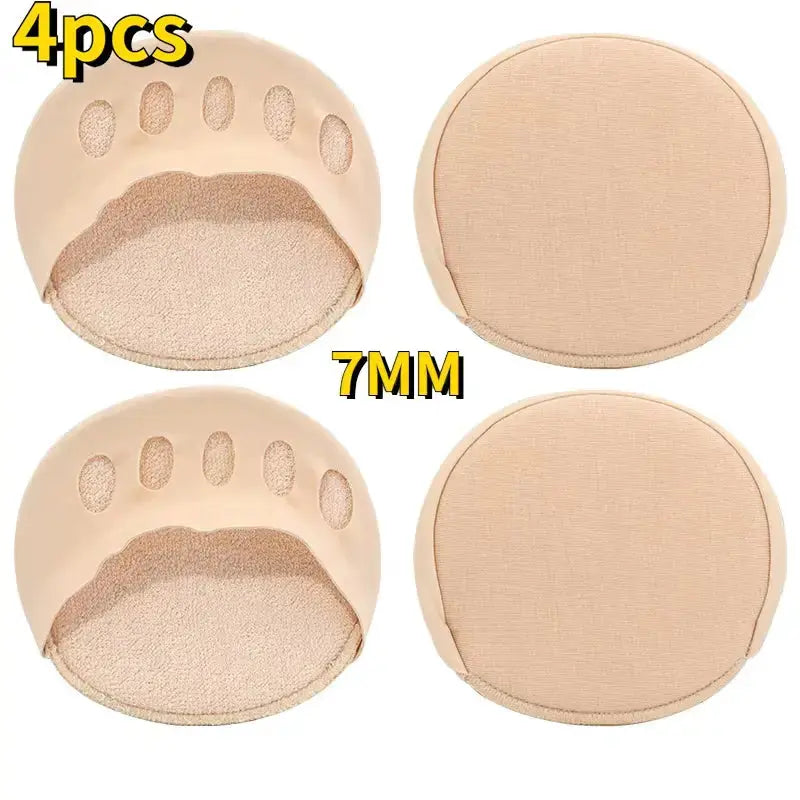 Hypes Inventory forefoot pads for high heels with 5-toe cushion insoles, providing comfort and support for women's footwear.