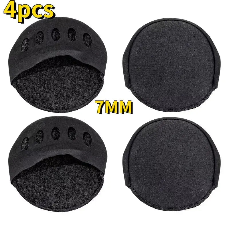 Hypes Inventory forefoot pads for high heels with 5-toe cushion insoles providing comfort and support for stylish footwear.