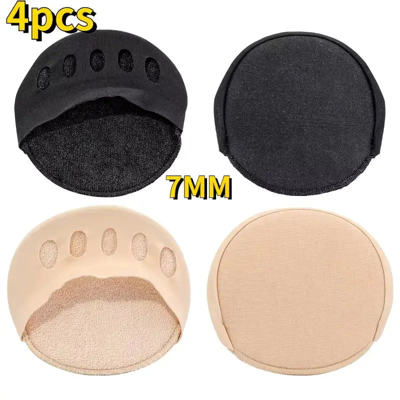 Hypes Inventory forefoot pads for high heels, 5-toe cushion insoles providing comfort and support for women’s footwear.