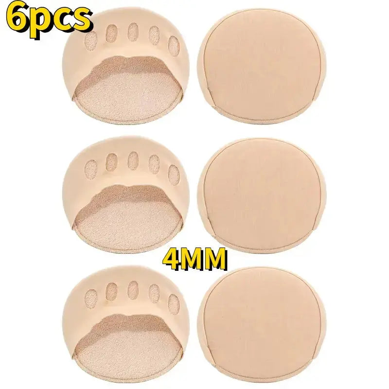 Hypes Inventory forefoot pads for high heels, 5-toe cushion insoles providing comfort and support for stylish footwear.