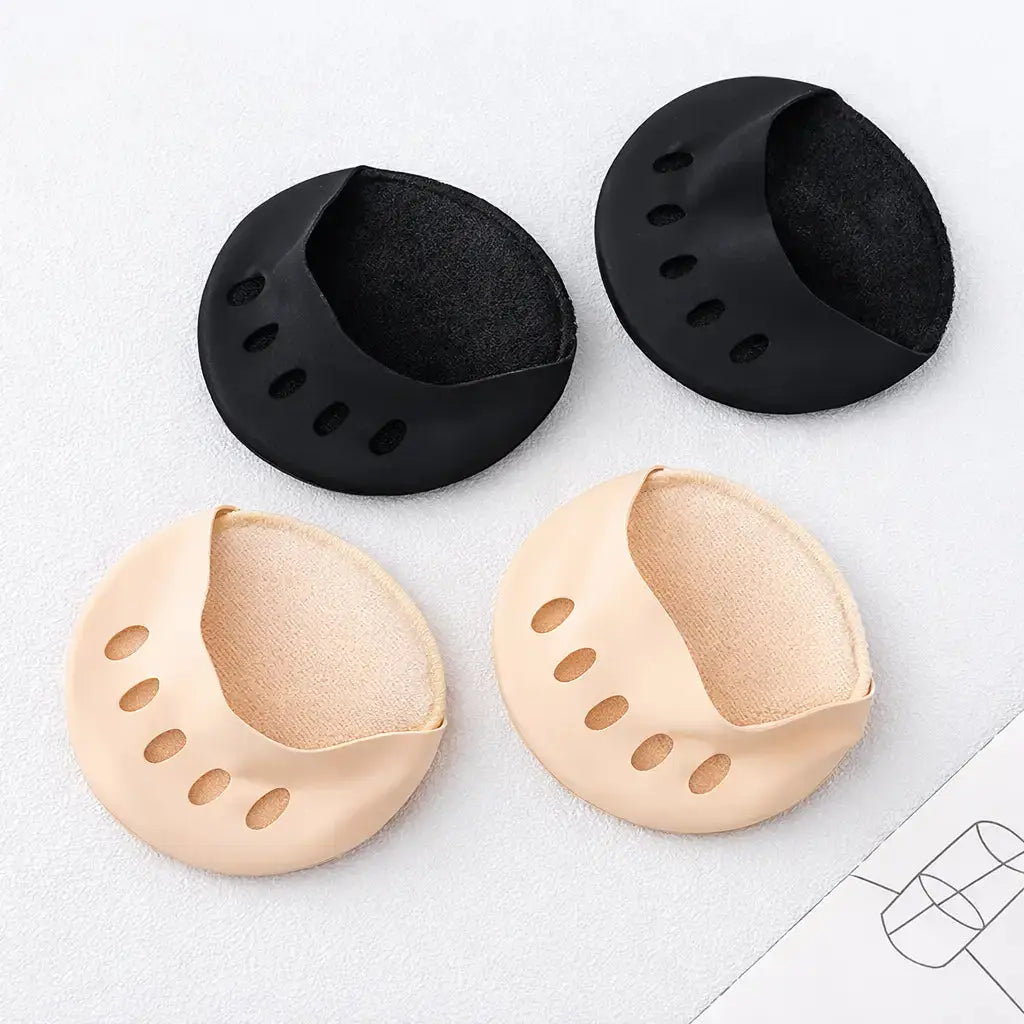 Hypes Inventory forefoot pads for high heels, 5-toe cushion insoles providing comfort and support for high heel wearers.