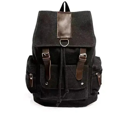 Back To Campus Canvas Backpack In 4 Colors Hypes Inventory