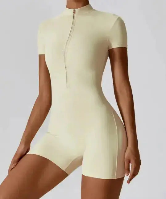 Zipper Yoga Jumpsuit Hypes Inventory