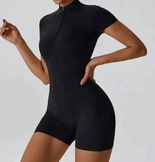 Zipper Yoga Jumpsuit Hypes Inventory