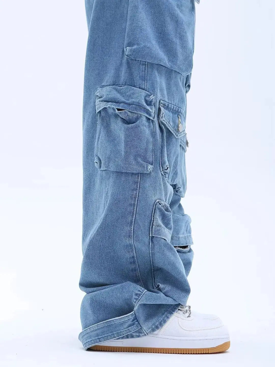 Wide-Leg Denim Pants | Y2K Streetwear Jeans for Men & Women – Trendy 2025 Collection Hypes Inventory