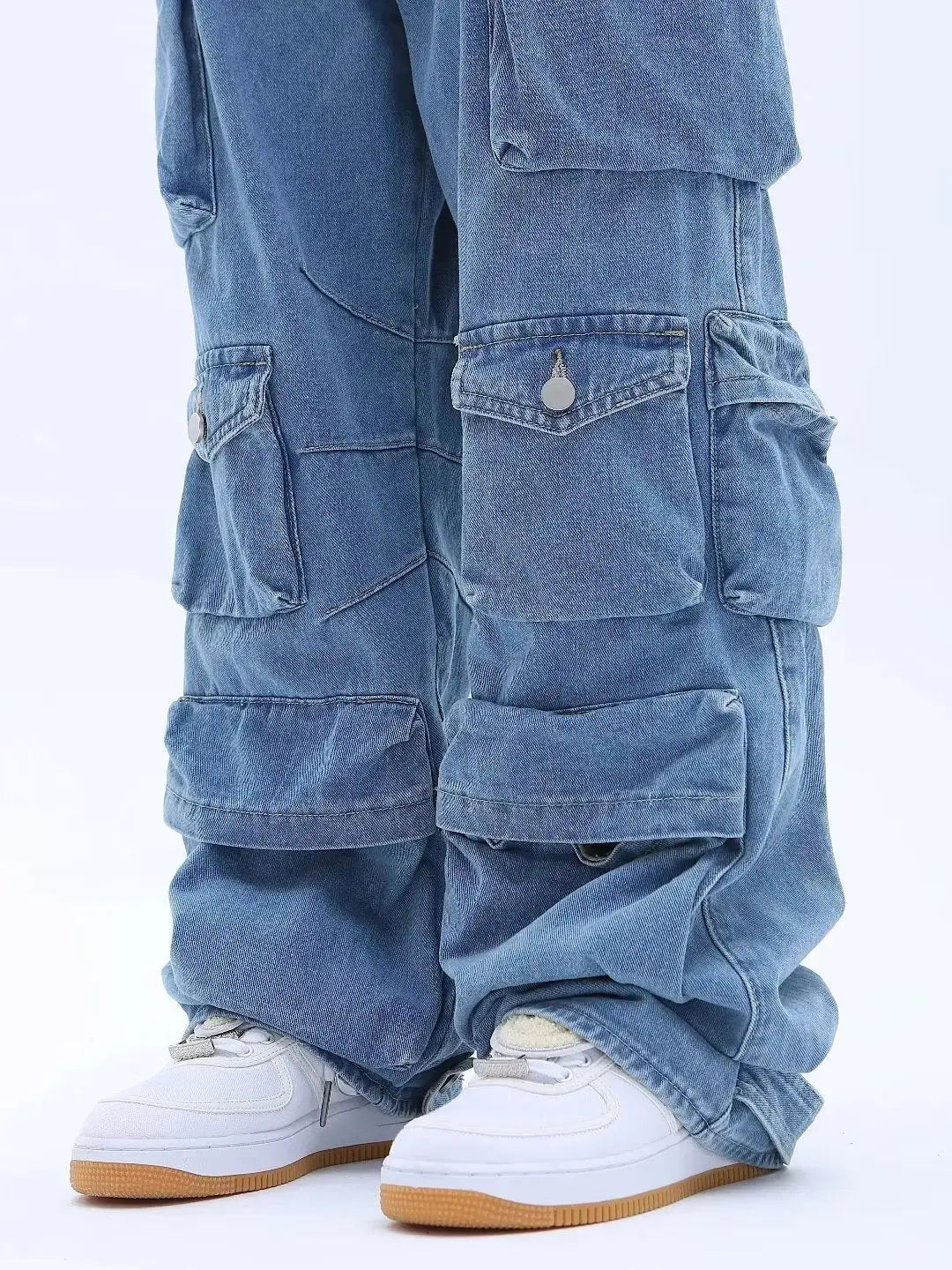Wide-Leg Denim Pants | Y2K Streetwear Jeans for Men & Women – Trendy 2025 Collection Hypes Inventory