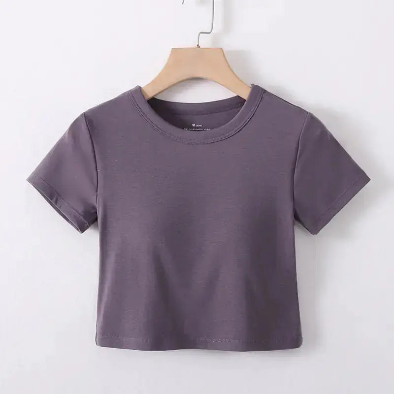 Summer Crop Top with Built-in Bra for Women Hypes Inventory