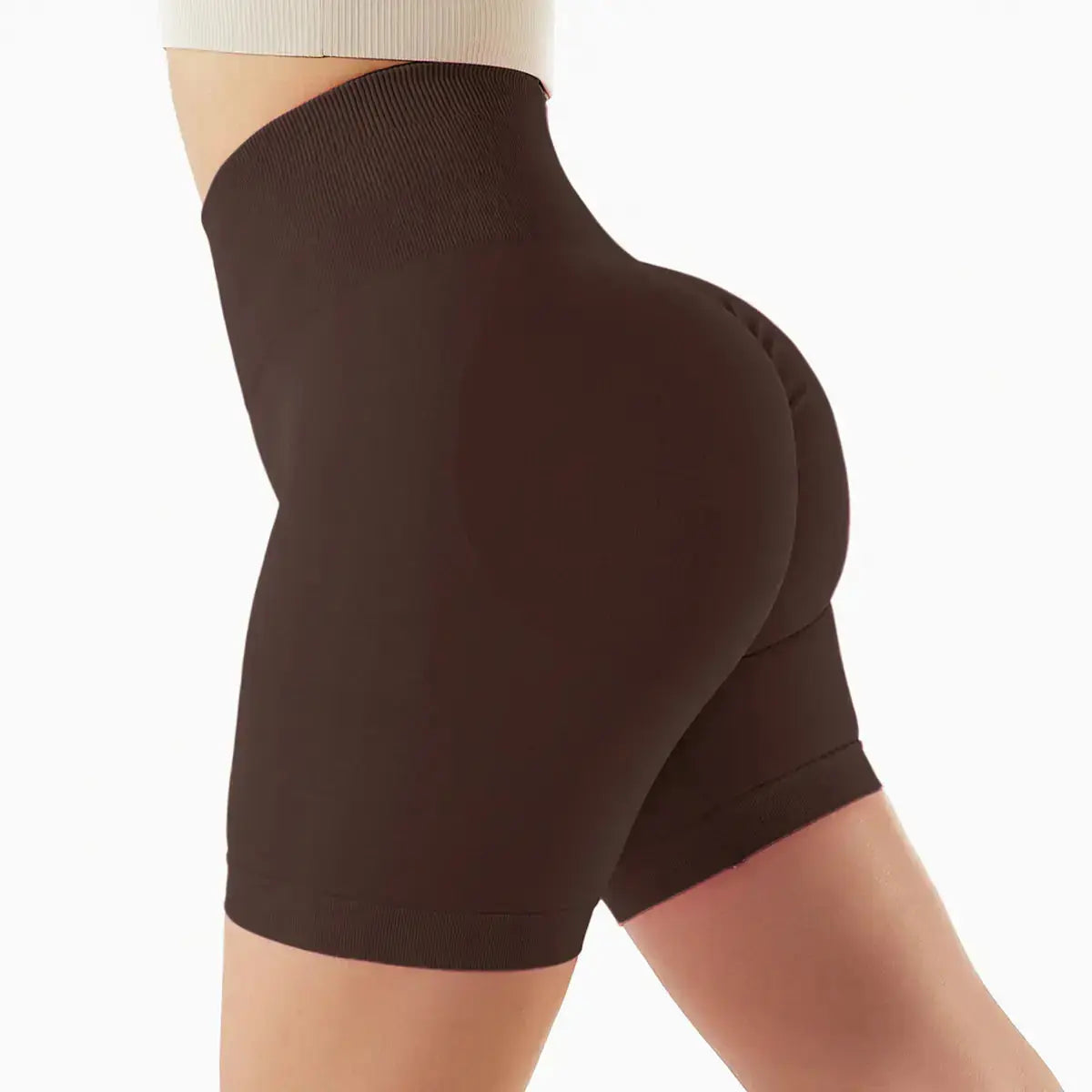 High-Waisted Seamless Yoga Shorts for Women Hypes Inventory