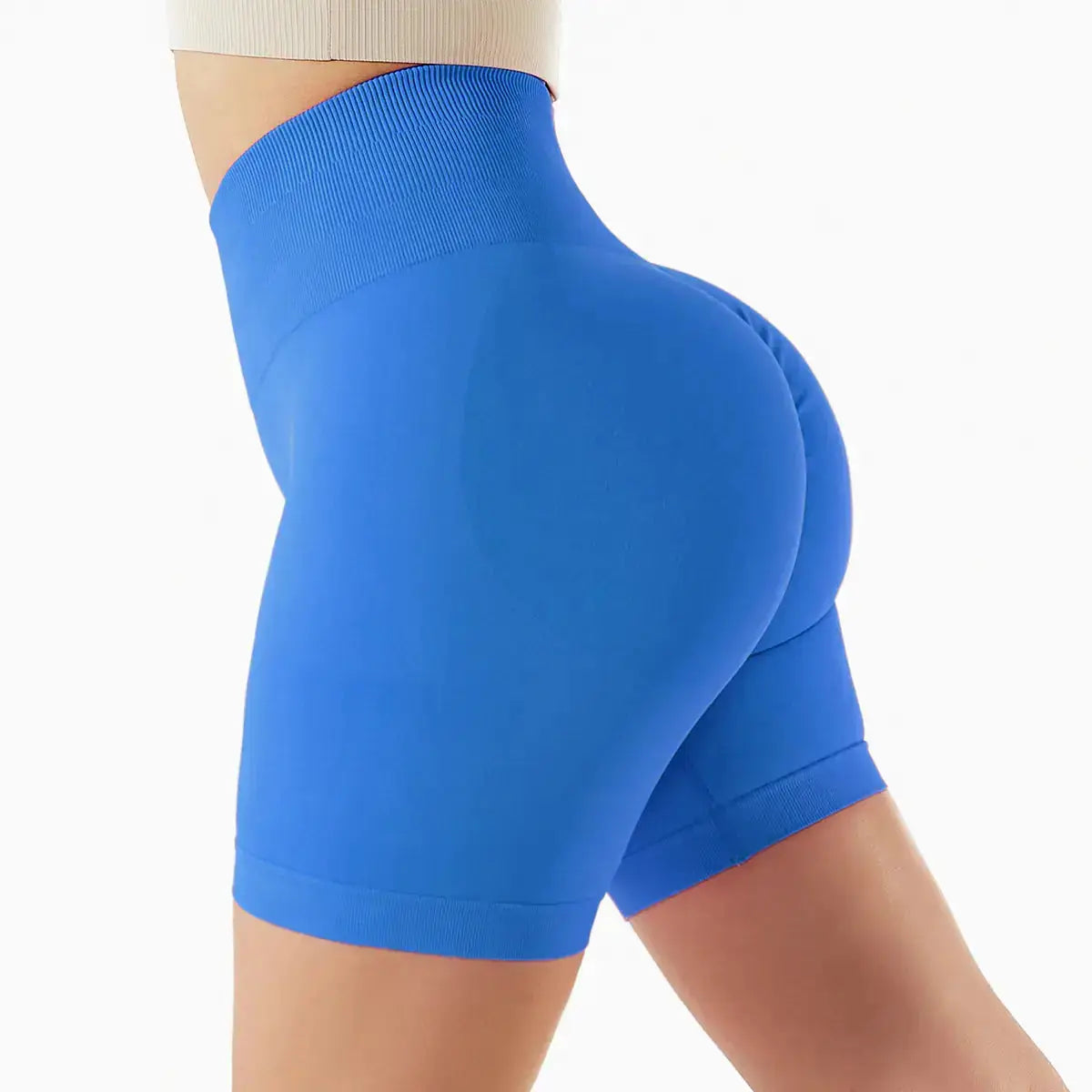 High-Waisted Seamless Yoga Shorts for Women Hypes Inventory