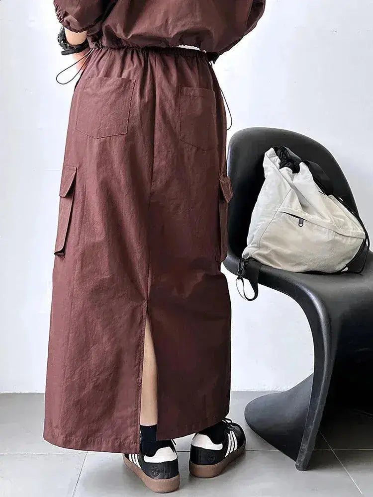 Women's Zip-Up Jacket and Drawstring Skirt Set (2 pc set) Hypes Inventory