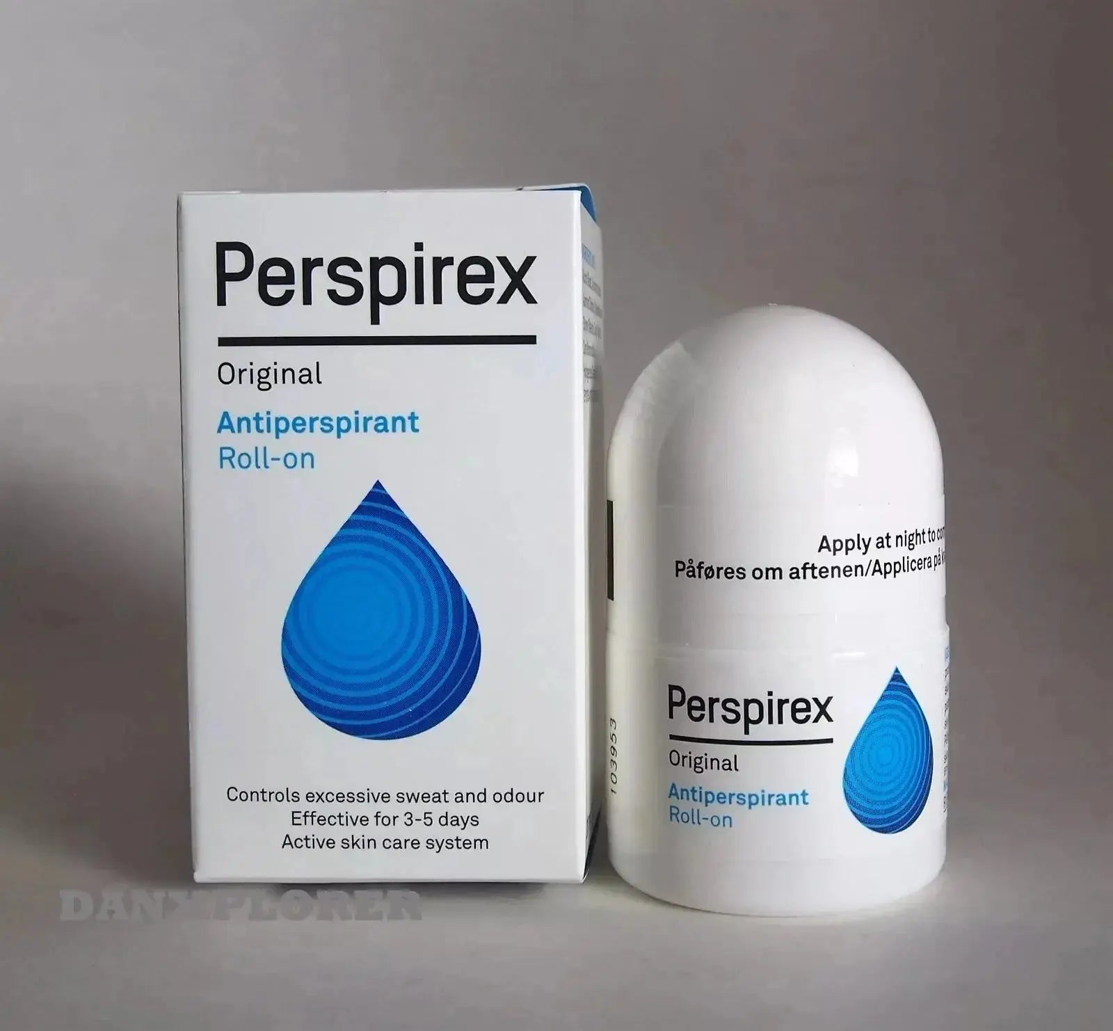 Perspirex Original Antiperspirant Roll On 20ml (0.67oz) – Long-Lasting 3-5 Day Sweat Protection Hypes Inventory