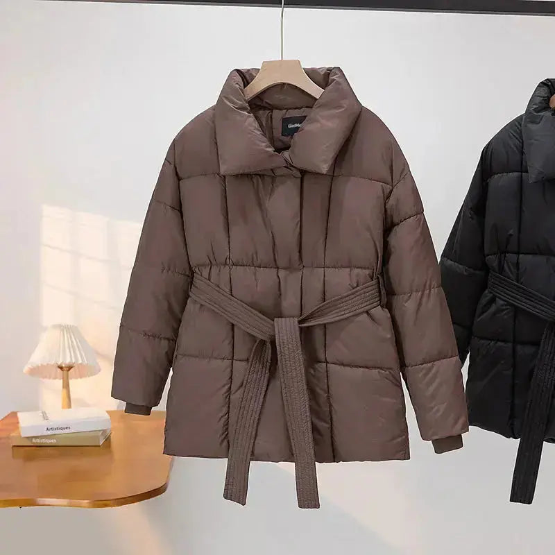 Women’s Mid-Length Down Jacket – Warm, Lightweight & Stylish Winter Coat Hypes Inventory