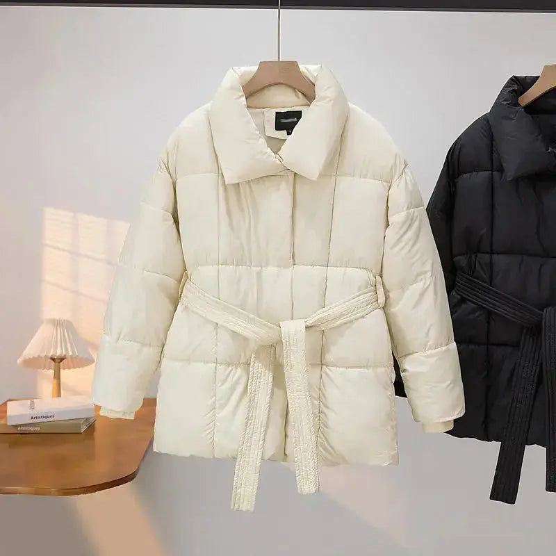 Women’s Mid-Length Down Jacket – Warm, Lightweight & Stylish Winter Coat Hypes Inventory