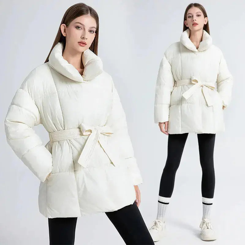 Women’s Mid-Length Down Jacket – Warm, Lightweight & Stylish Winter Coat Hypes Inventory