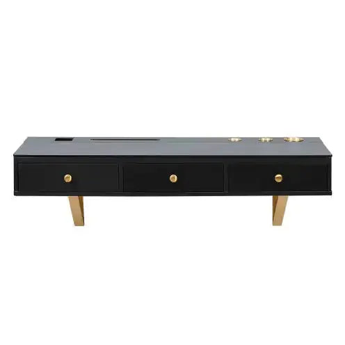 Floating Shelf With Drawer, Multi-Purpose Wall-Mounted Vanity Table, Mounted Desk, Floating Table For Bedroom Hypes Inventory