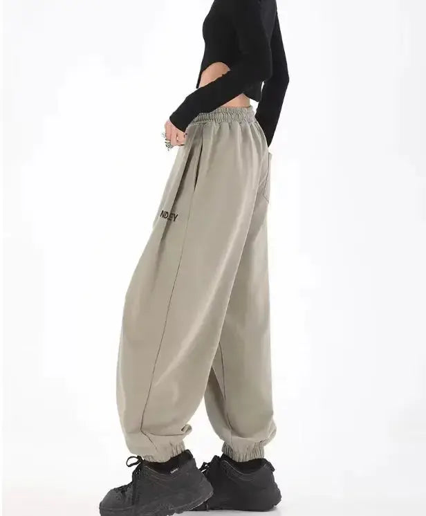 Loose Fit High-Waisted Hip-Hop Joggers for Women Hypes Inventory