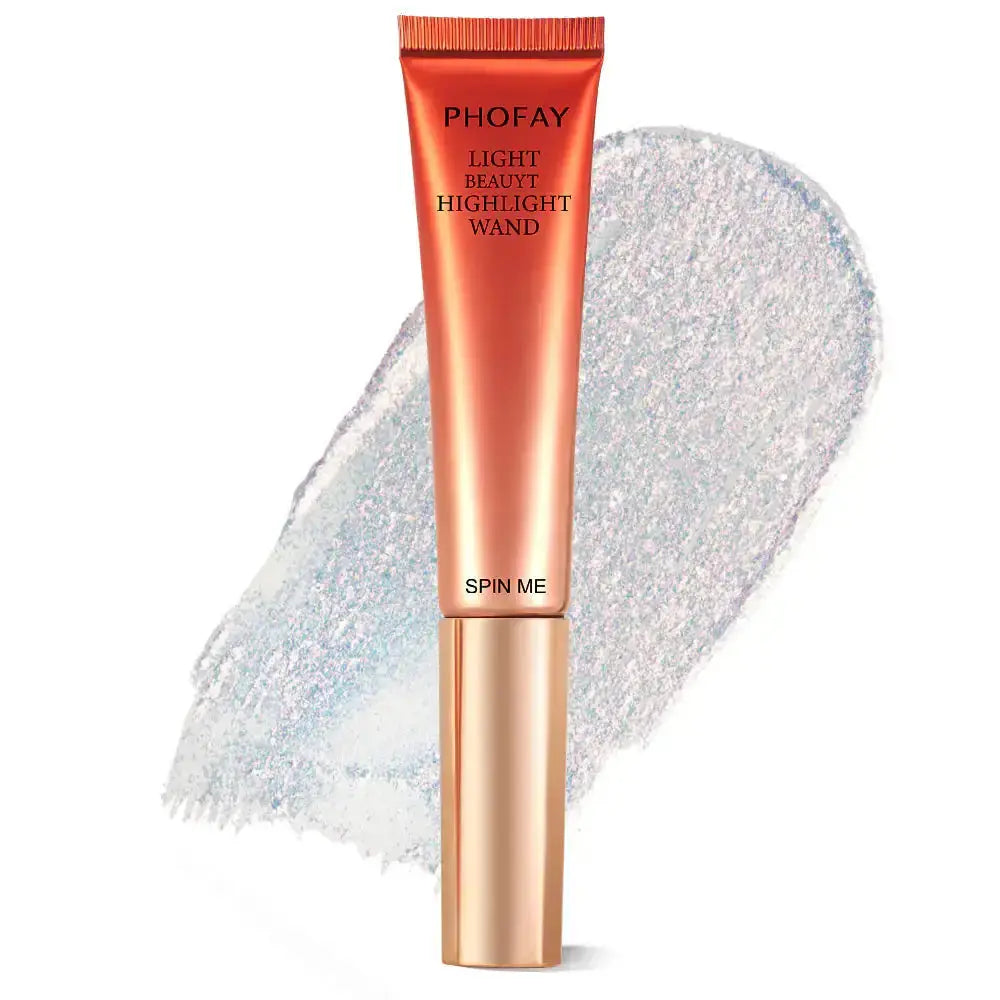 Liquid highlighter wand from Hypes Inventory featuring a sleek applicator for radiant glow makeup.