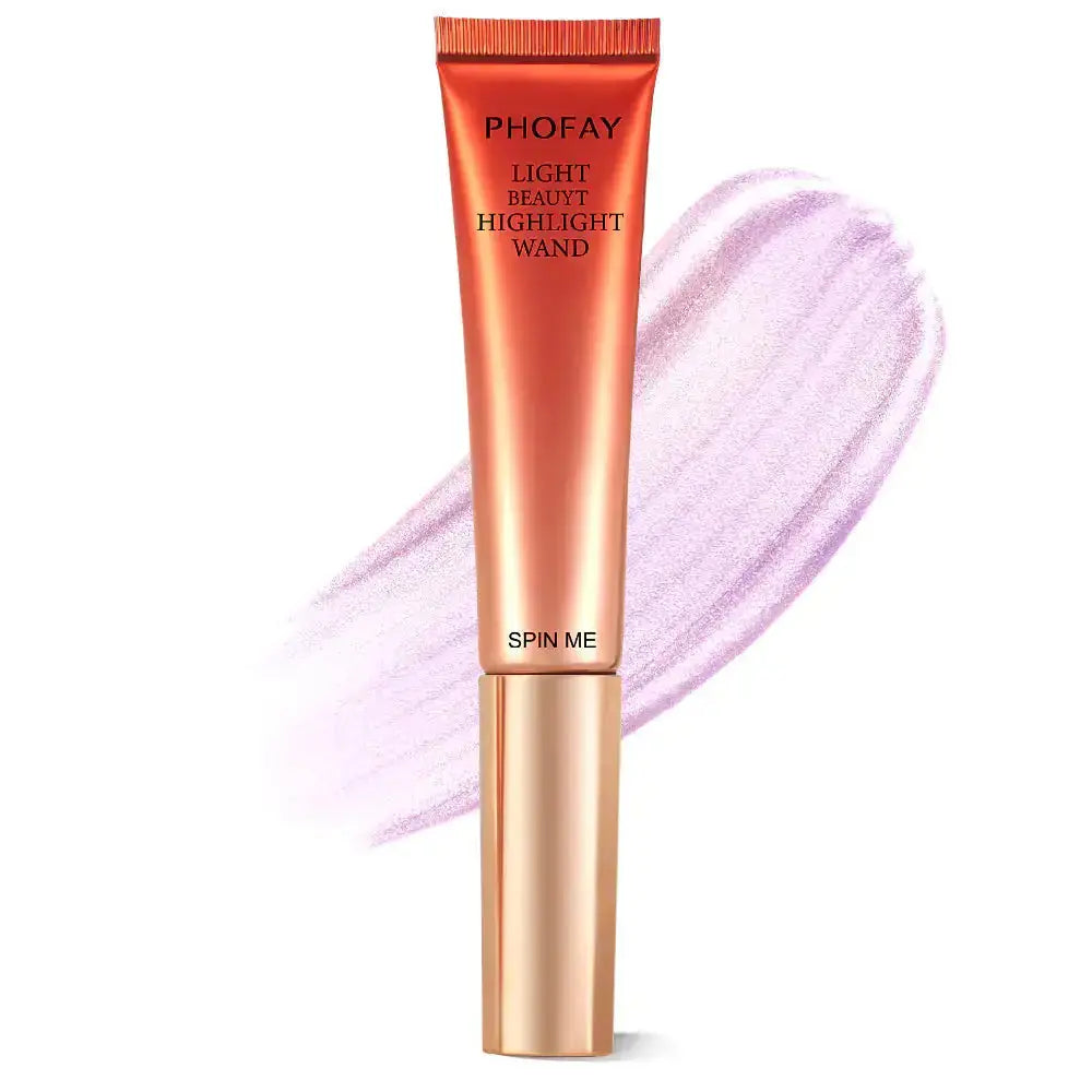 Hypes Inventory Liquid Highlighter Wand in PHOFAY Glow with luminous, dewy finish for radiant makeup looks