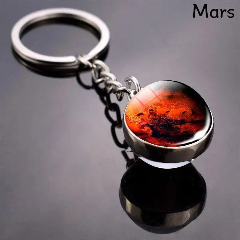 Galaxy Keychain Collection | 3D Double-Sided Planet Keychains for Space Lovers Hypes Inventory