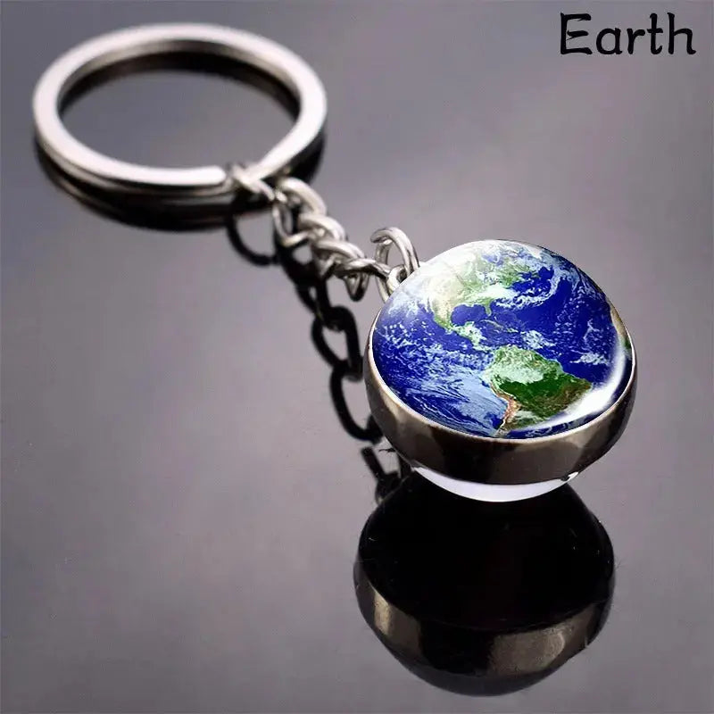 Galaxy Keychain Collection | 3D Double-Sided Planet Keychains for Space Lovers Hypes Inventory