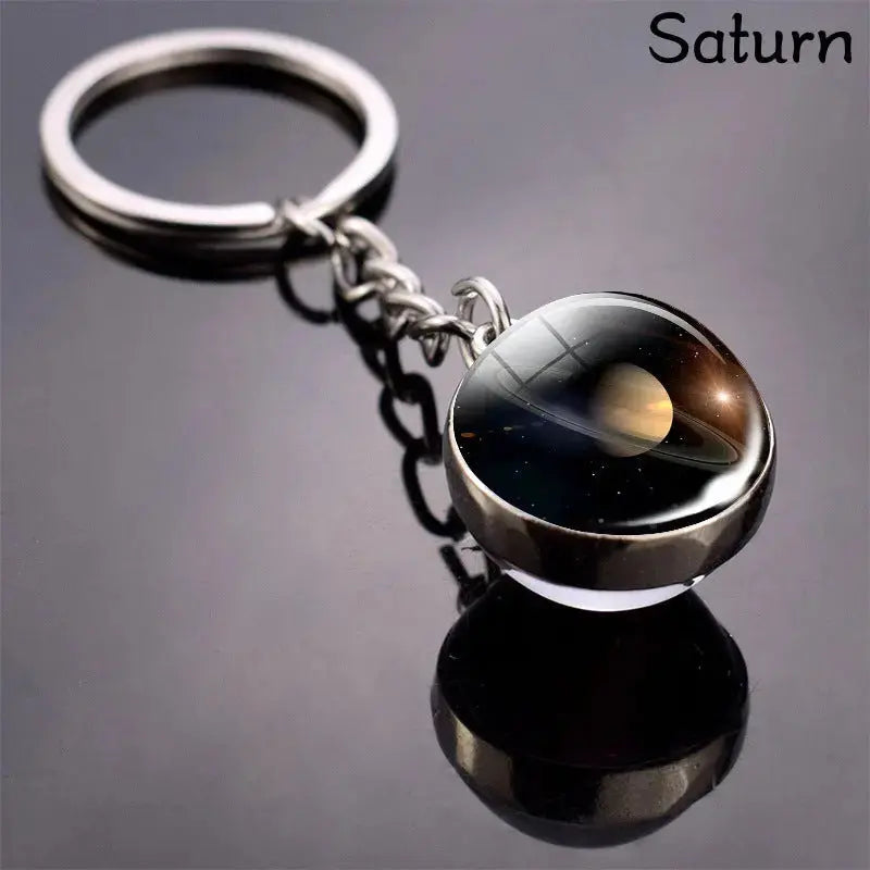 Galaxy Keychain Collection | 3D Double-Sided Planet Keychains for Space Lovers Hypes Inventory