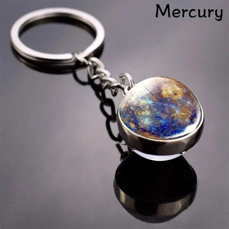 Galaxy Keychain Collection | 3D Double-Sided Planet Keychains for Space Lovers Hypes Inventory
