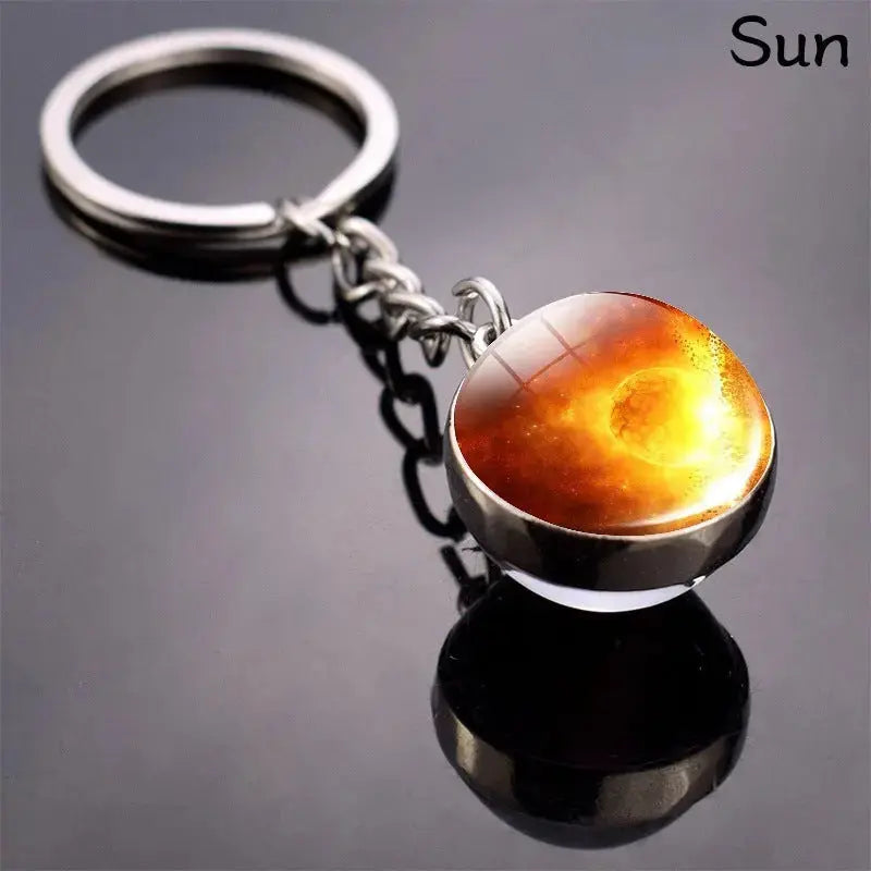 Galaxy Keychain Collection | 3D Double-Sided Planet Keychains for Space Lovers Hypes Inventory