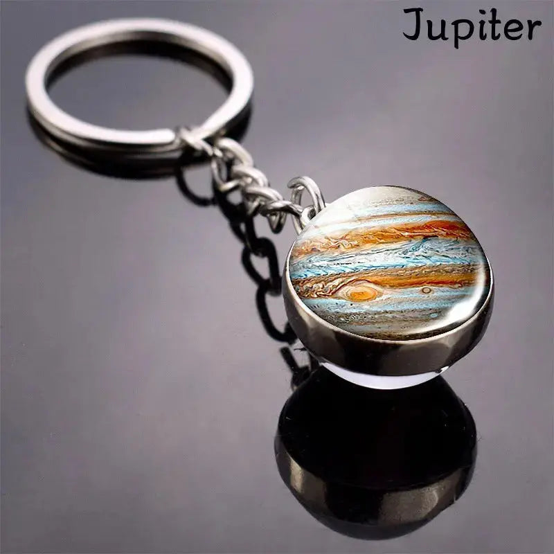 Galaxy Keychain Collection | 3D Double-Sided Planet Keychains for Space Lovers Hypes Inventory